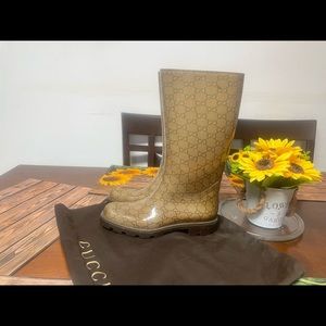 💥💥 GUCCI BOOTS EDIMBURG GG RAIN BOOTS
